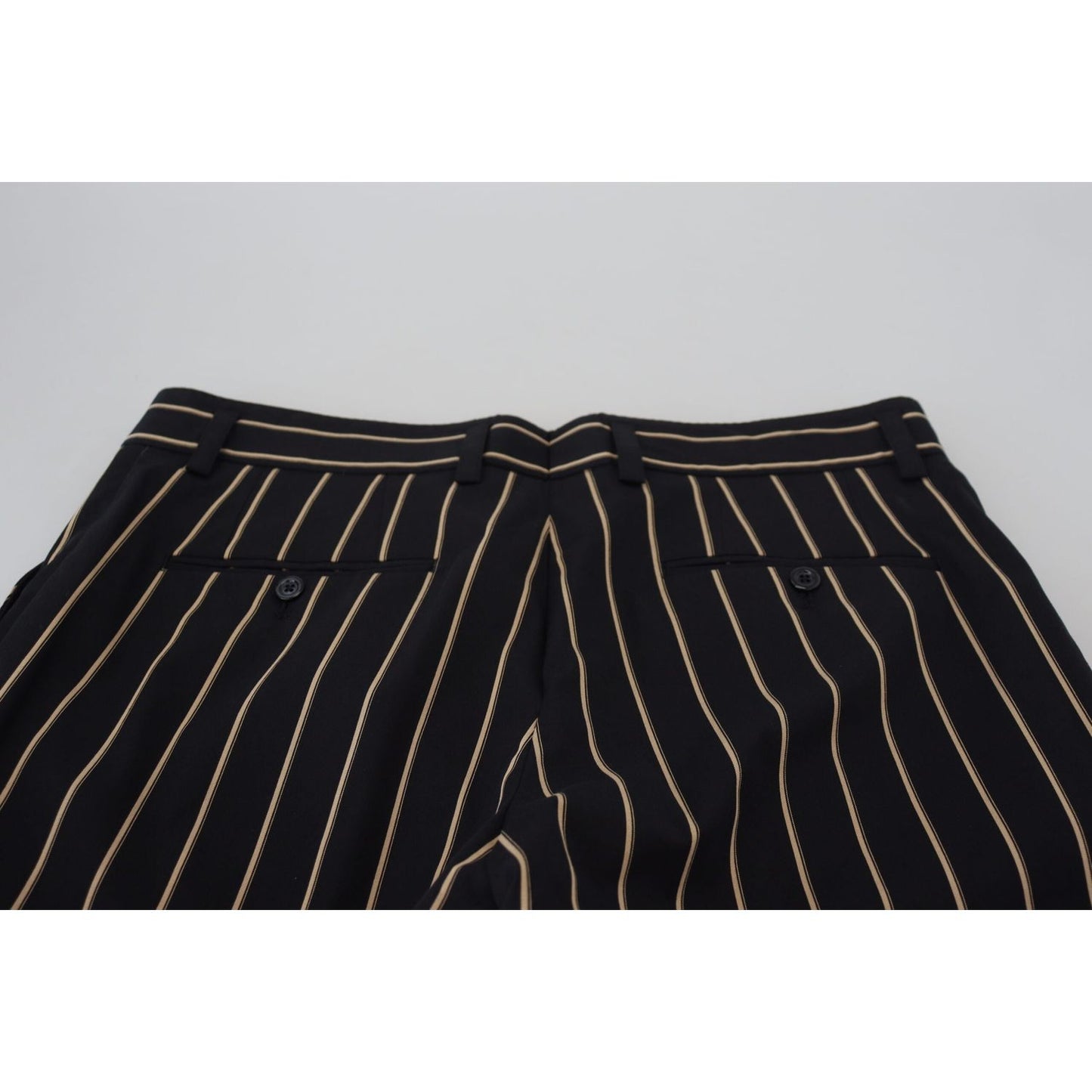 Dolce & Gabbana Elegant Striped Chino Tapered Pants Dolce & Gabbana