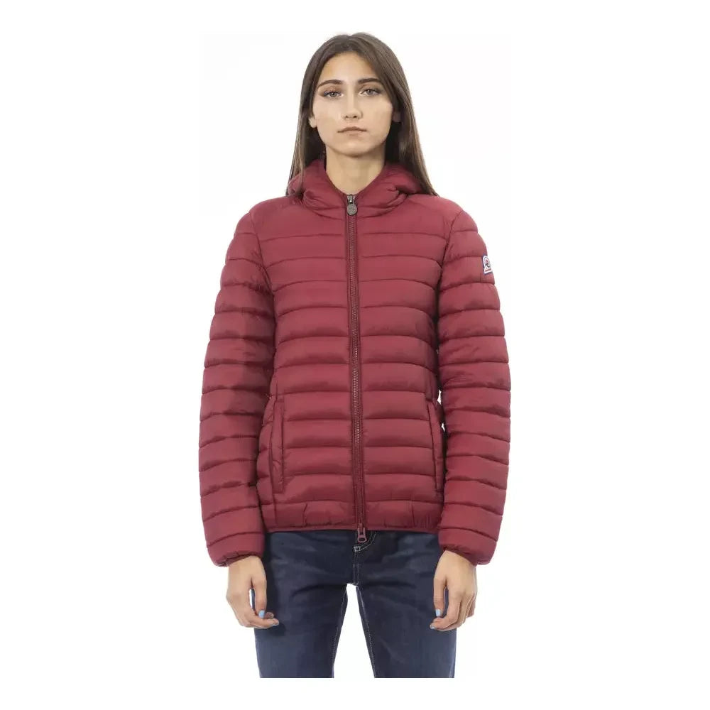 Invicta Red Nylon Women Jacket Invicta