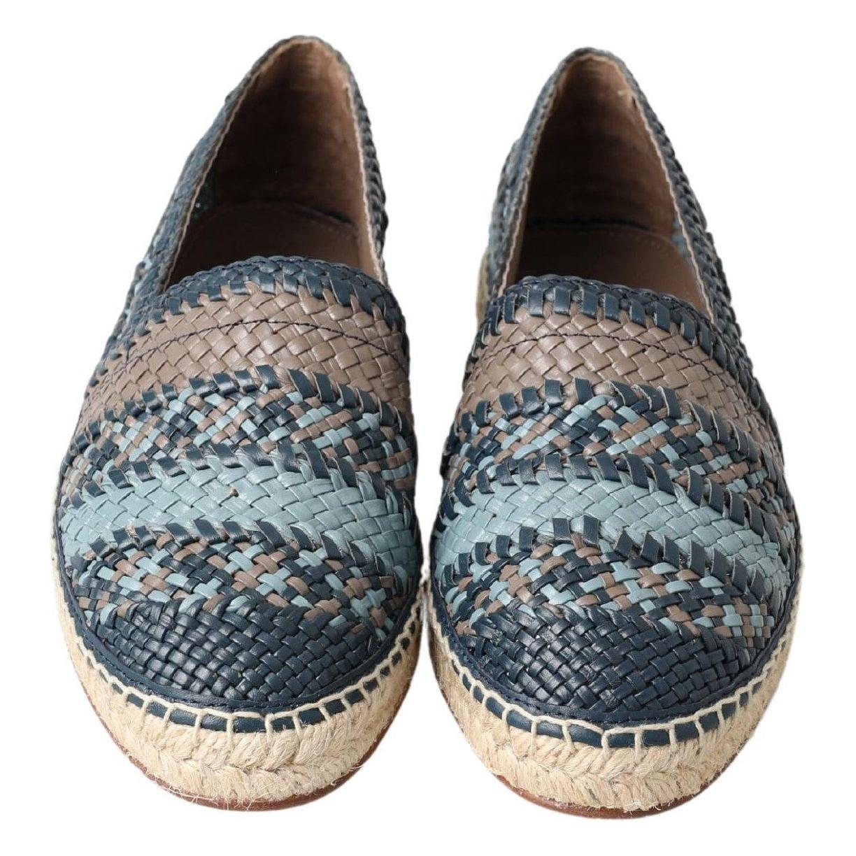 Dolce & Gabbana Sumptuous Woven Leather Espadrilles Dolce & Gabbana