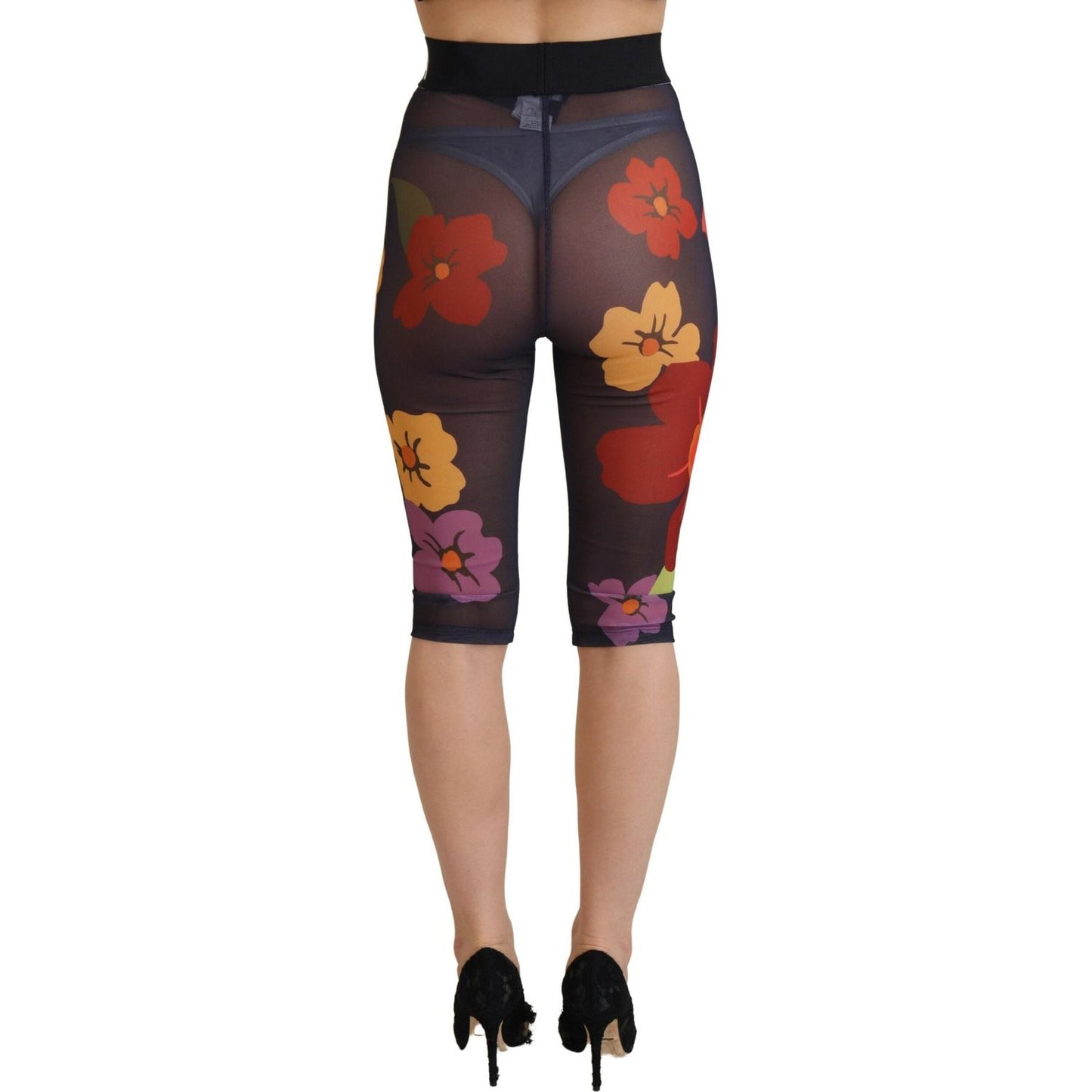 Dolce & Gabbana Elegant Floral Print High Waist Leggings Dolce & Gabbana