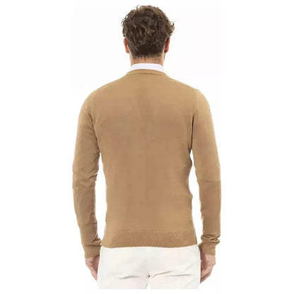 Baldinini Trend Beige Modal Men Sweater 1728,67345744032,Baldinini Trend,Beige,Clothing,IT50 | L,IT52 | XL,Men,Men - Clothing,New with tags,Sweaters - Clothing,Sweaters - Men - Clothing,Sweatshirts - Sweaters - Clothing