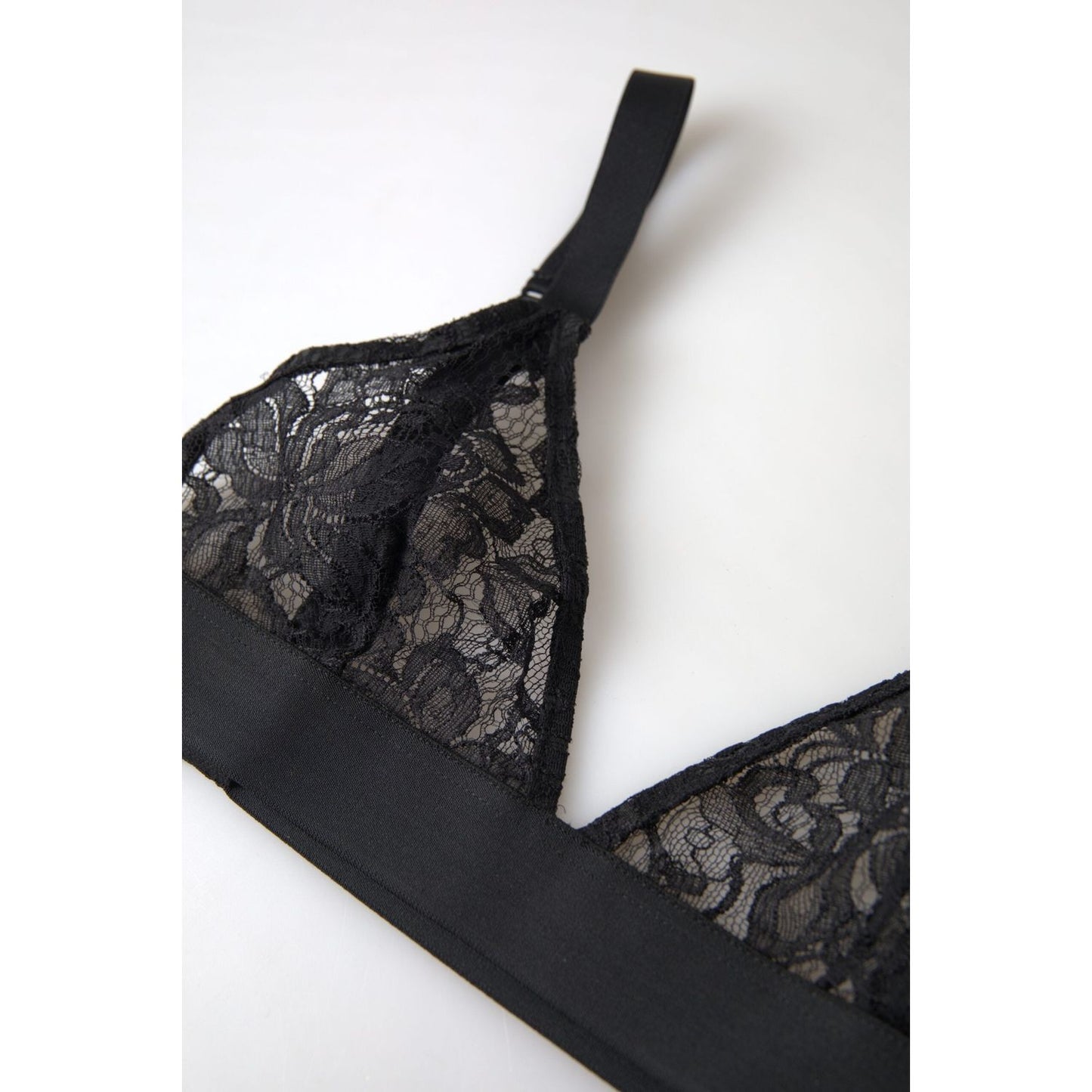 Dolce & Gabbana Elegant Floral Lace Stretch Balconcino Bra Dolce & Gabbana