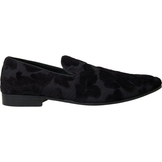 Dolce & Gabbana Exquisite Black Vintage Loafers for Men Dolce & Gabbana