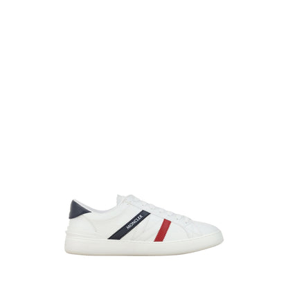Moncler White Monaco M Low Top Sneakers