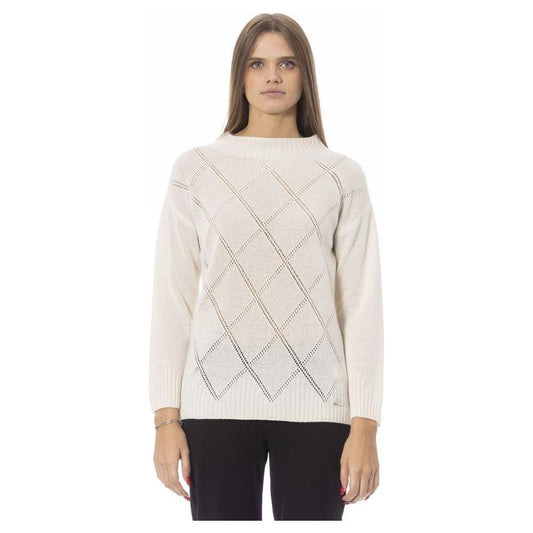 Baldinini Trend Beige Cashmere Women Sweater Baldinini Trend