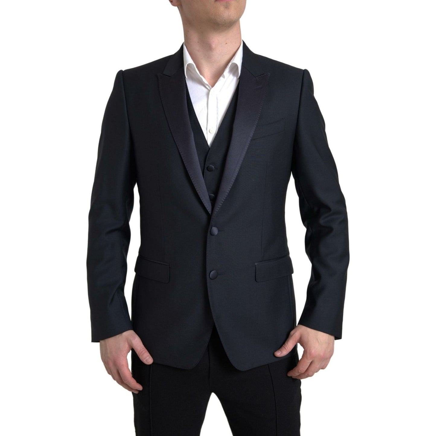 Dolce & Gabbana Elegant Slim Fit Two-Piece Martini Suit Dolce & Gabbana