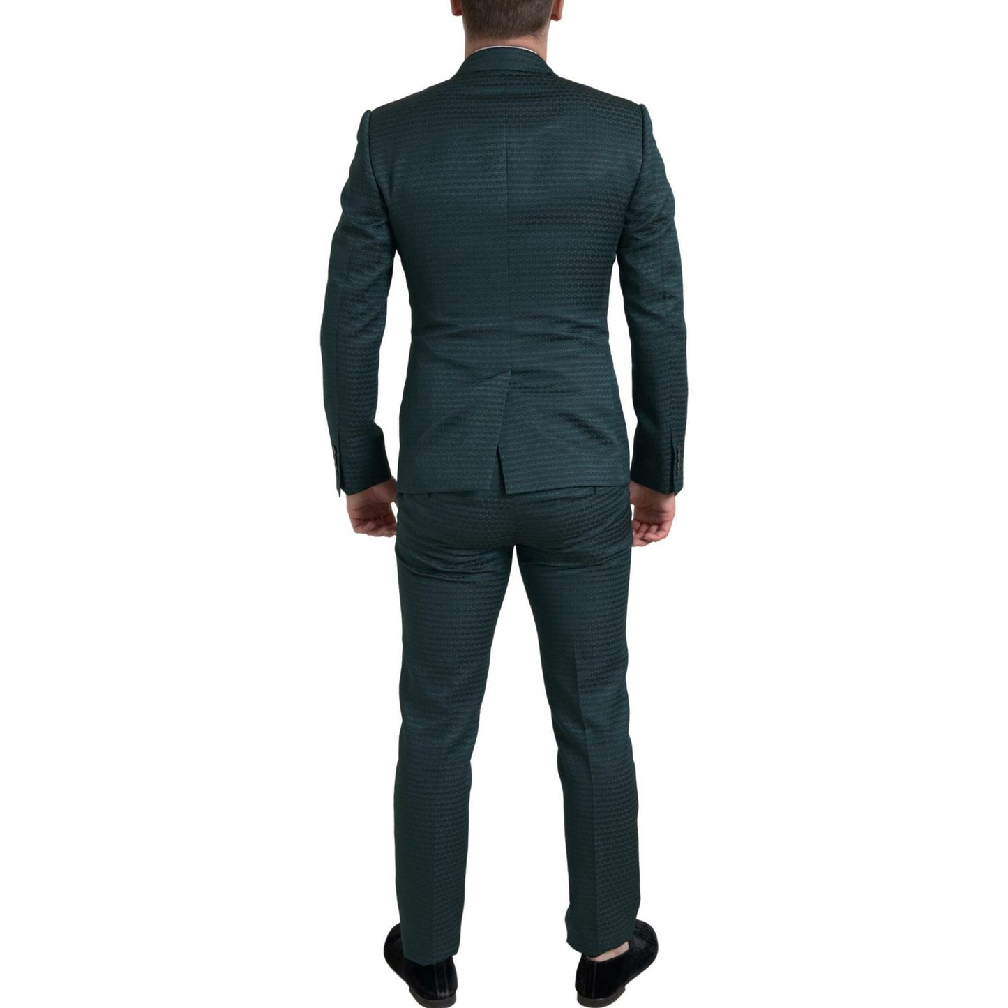 Dolce & Gabbana Green 3 Piece Single Breasted MARTINI Suit