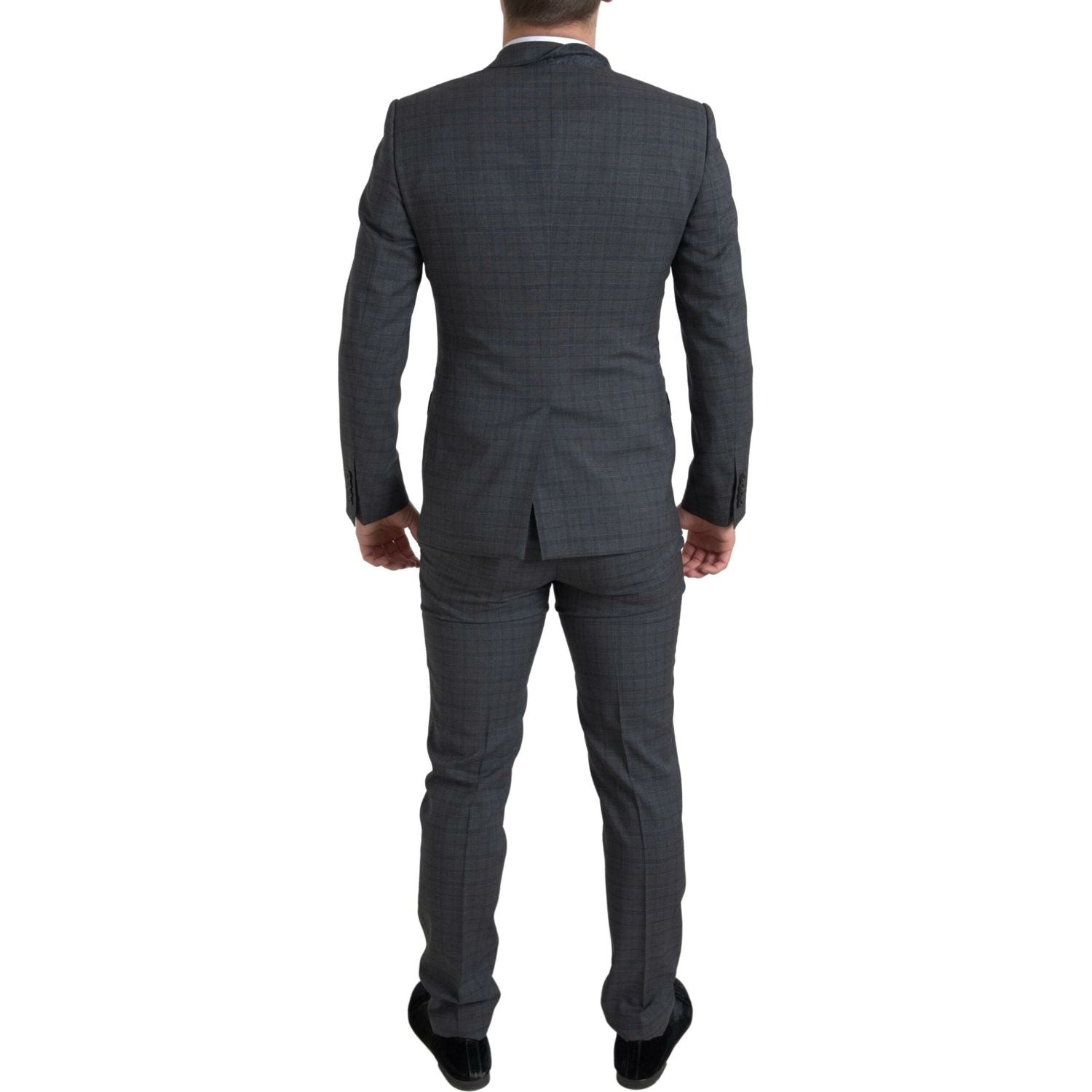 Dolce & Gabbana Gray 2 Piece Single Breasted MARTINI Suit