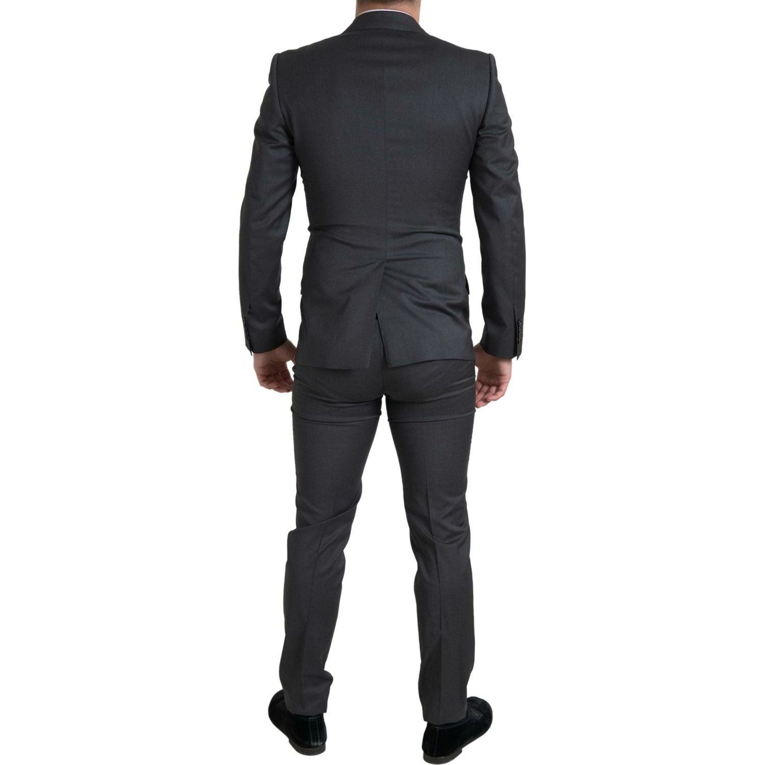 Dolce & Gabbana Gray 2 Piece Double Breasted SICILIA Suit