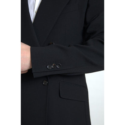 Dolce & Gabbana Black 2 Piece Double Breasted SICILIA Suit