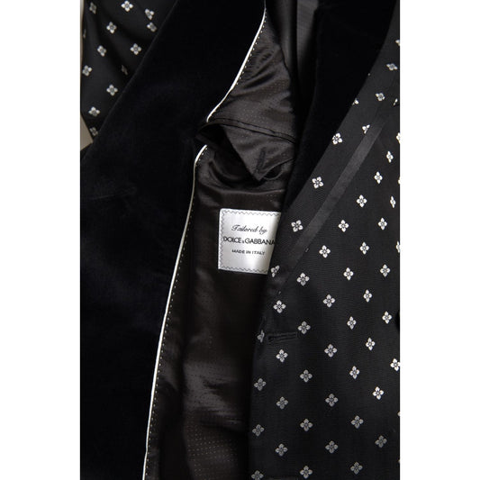 Dolce & Gabbana Elegant Geometric Patterned Slim Blazer Dolce & Gabbana