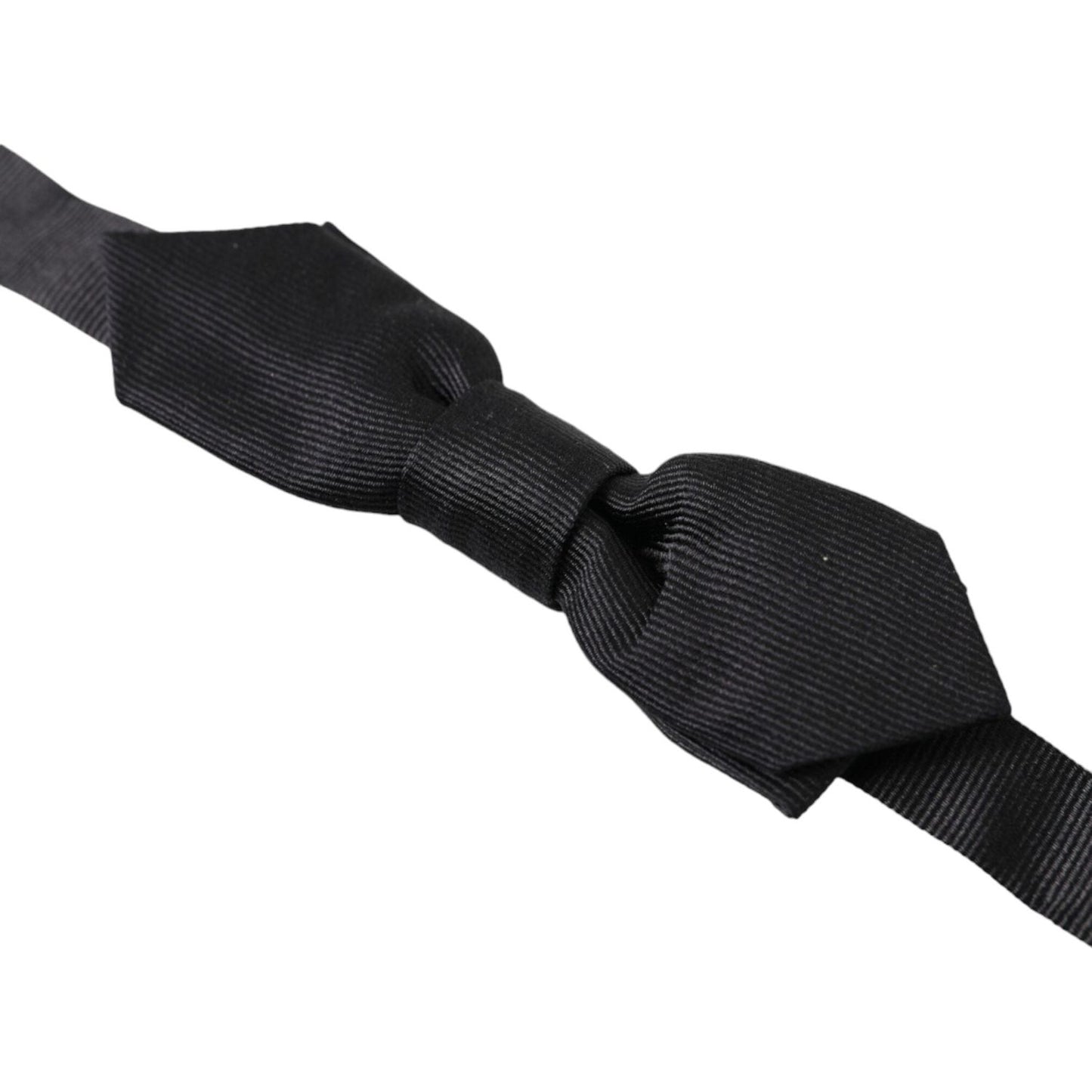 Dolce & Gabbana Elegant Silk Black Bow Tie for Sophisticated Style Dolce & Gabbana