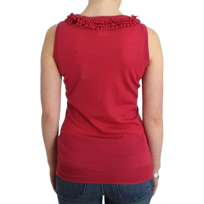 John Galliano Pink wool knit top John Galliano