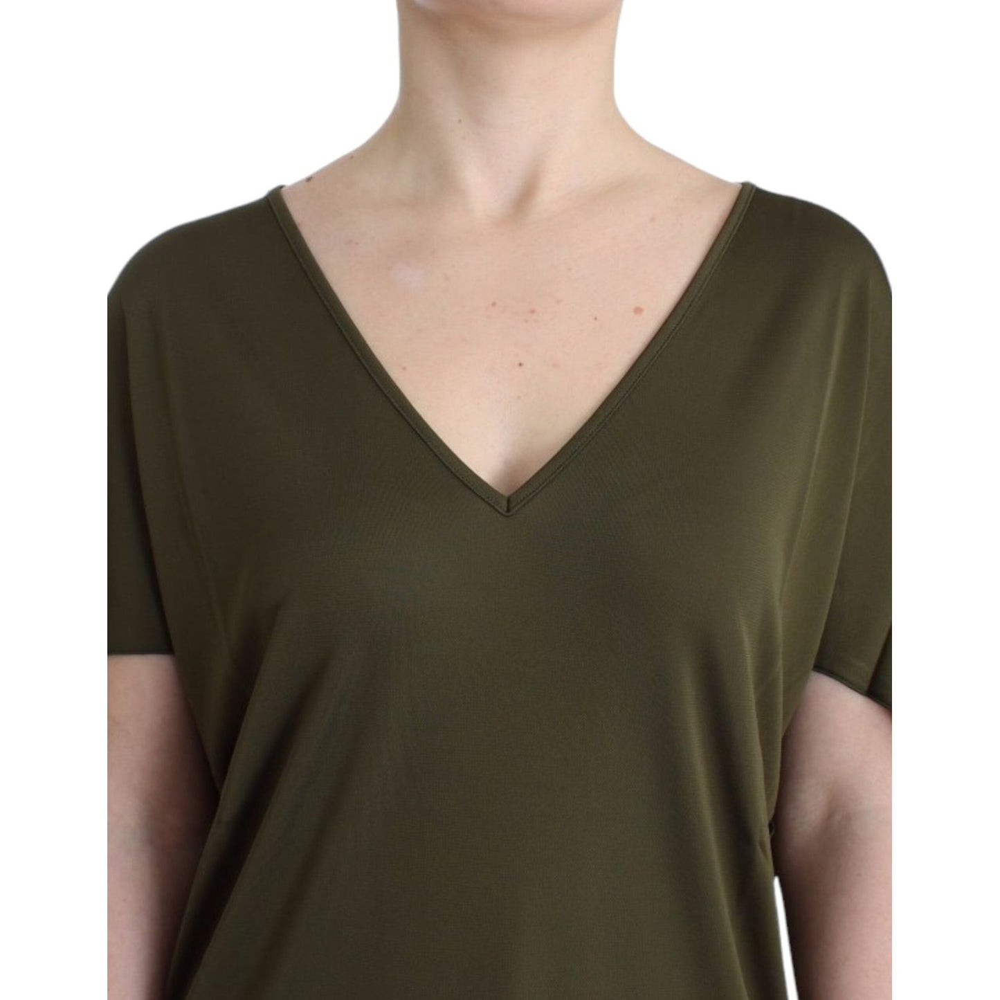 John Galliano Emerald Elegance Rayon Blouse John Galliano