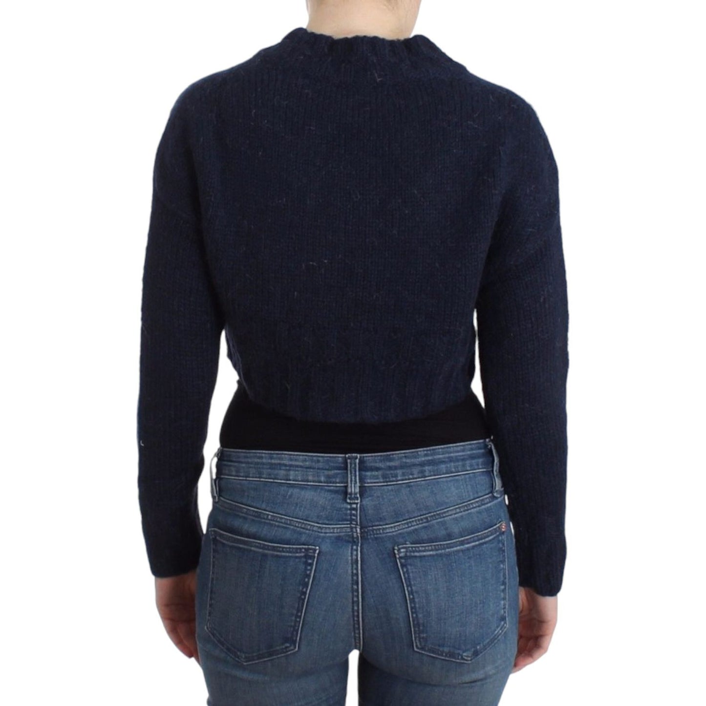 John Galliano Blue cropped cardigan John Galliano