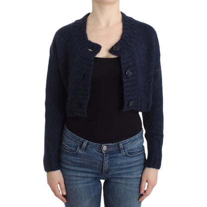 John Galliano Blue cropped cardigan John Galliano