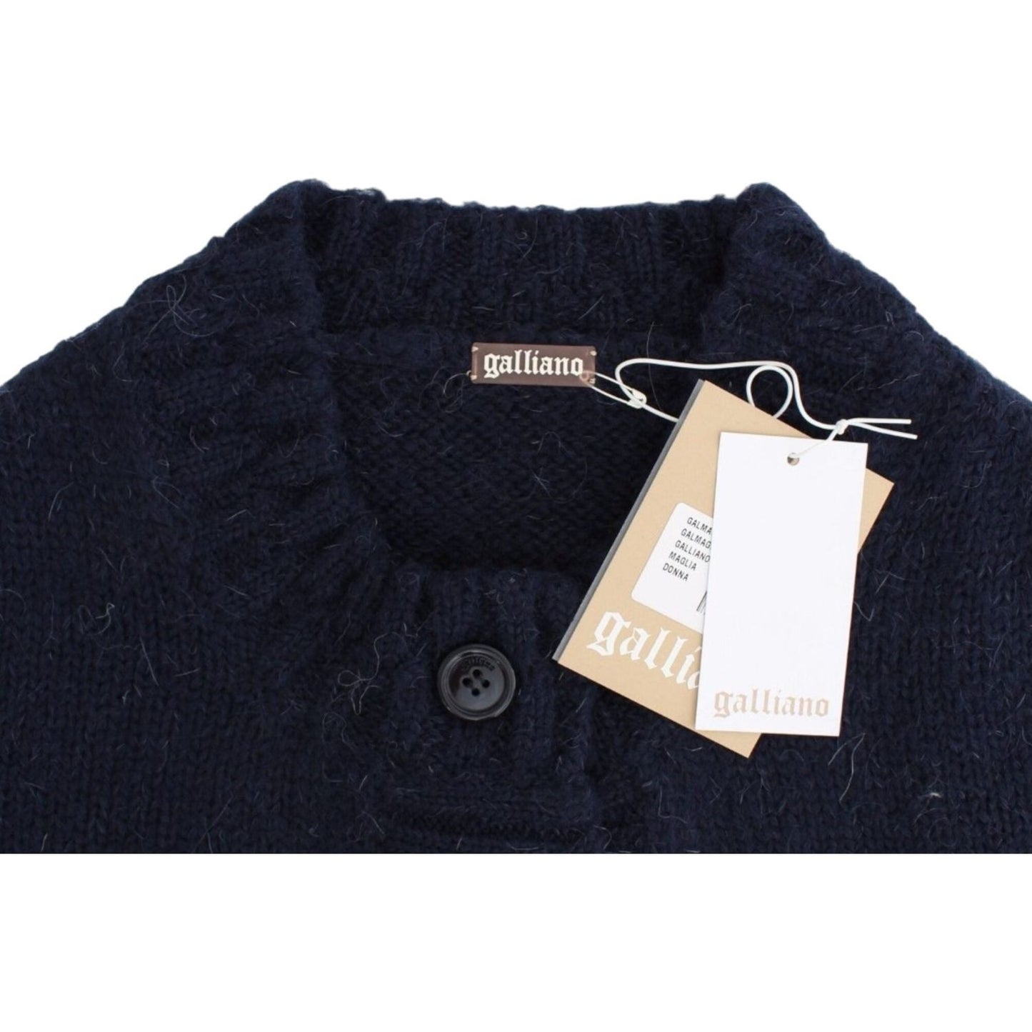 John Galliano Blue cropped cardigan John Galliano