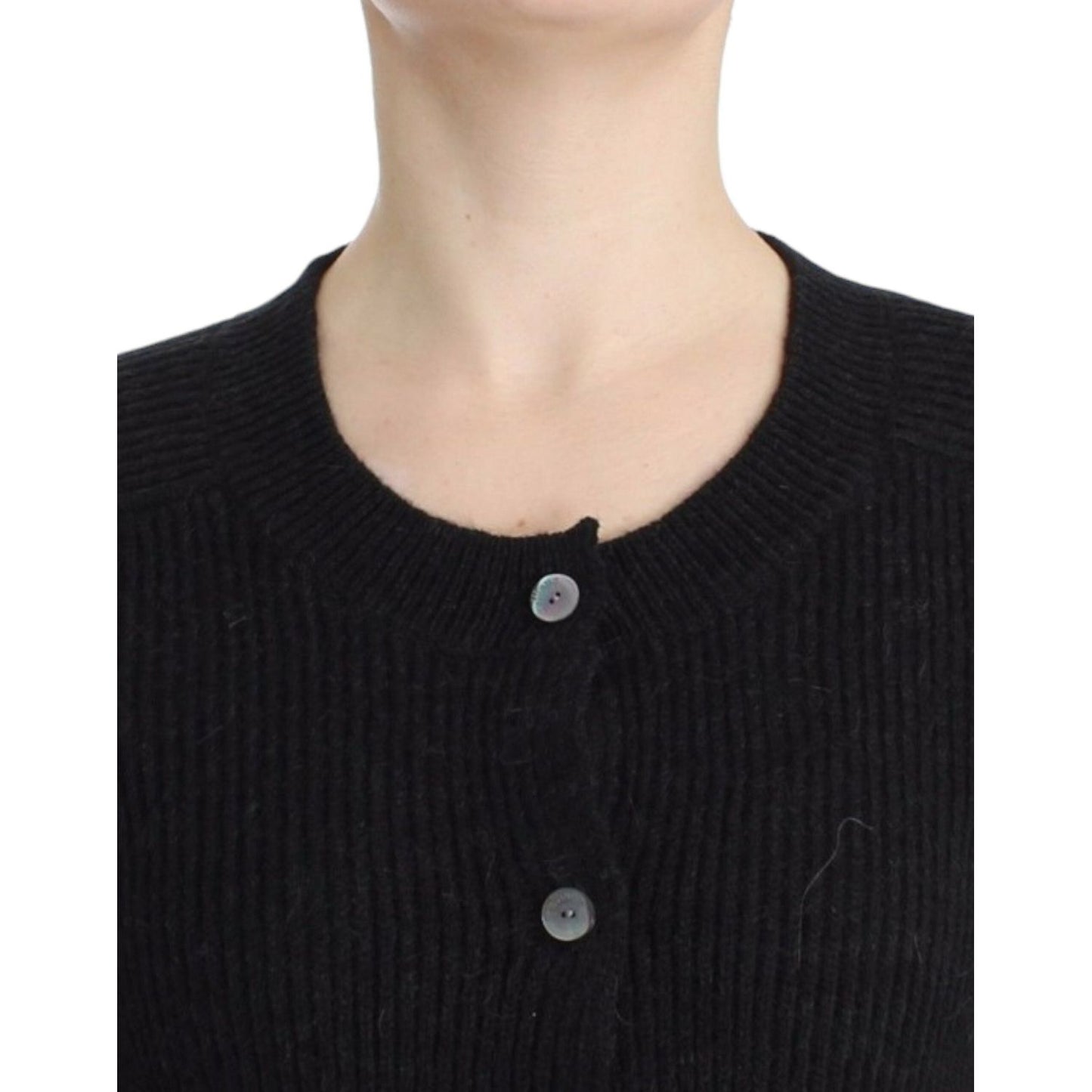 John Galliano Black wool cardigan John Galliano