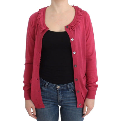 John Galliano Pink wool cardigan John Galliano