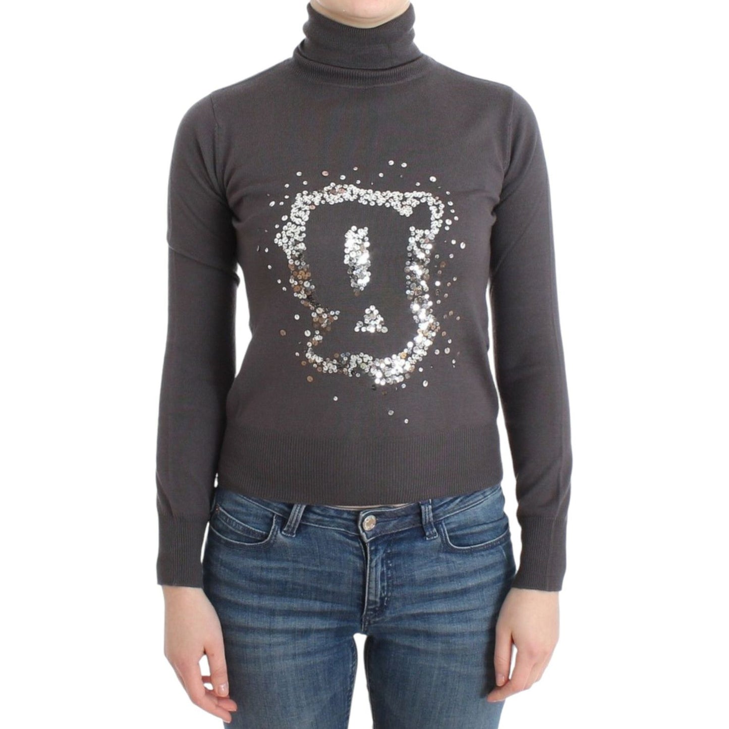 John Galliano Brown turtleneck cotton sweater John Galliano