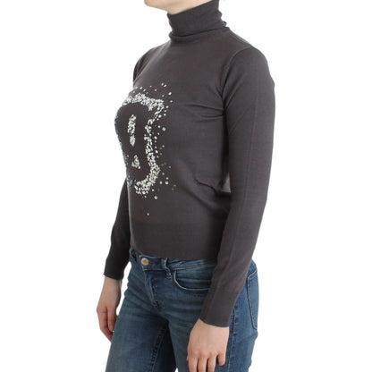 John Galliano Brown turtleneck cotton sweater John Galliano