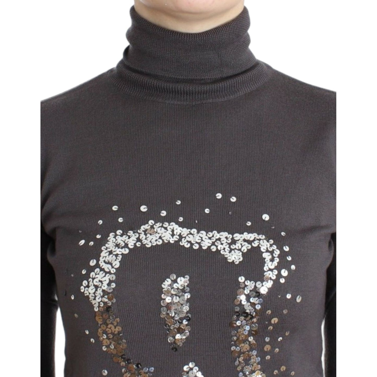John Galliano Brown turtleneck cotton sweater John Galliano