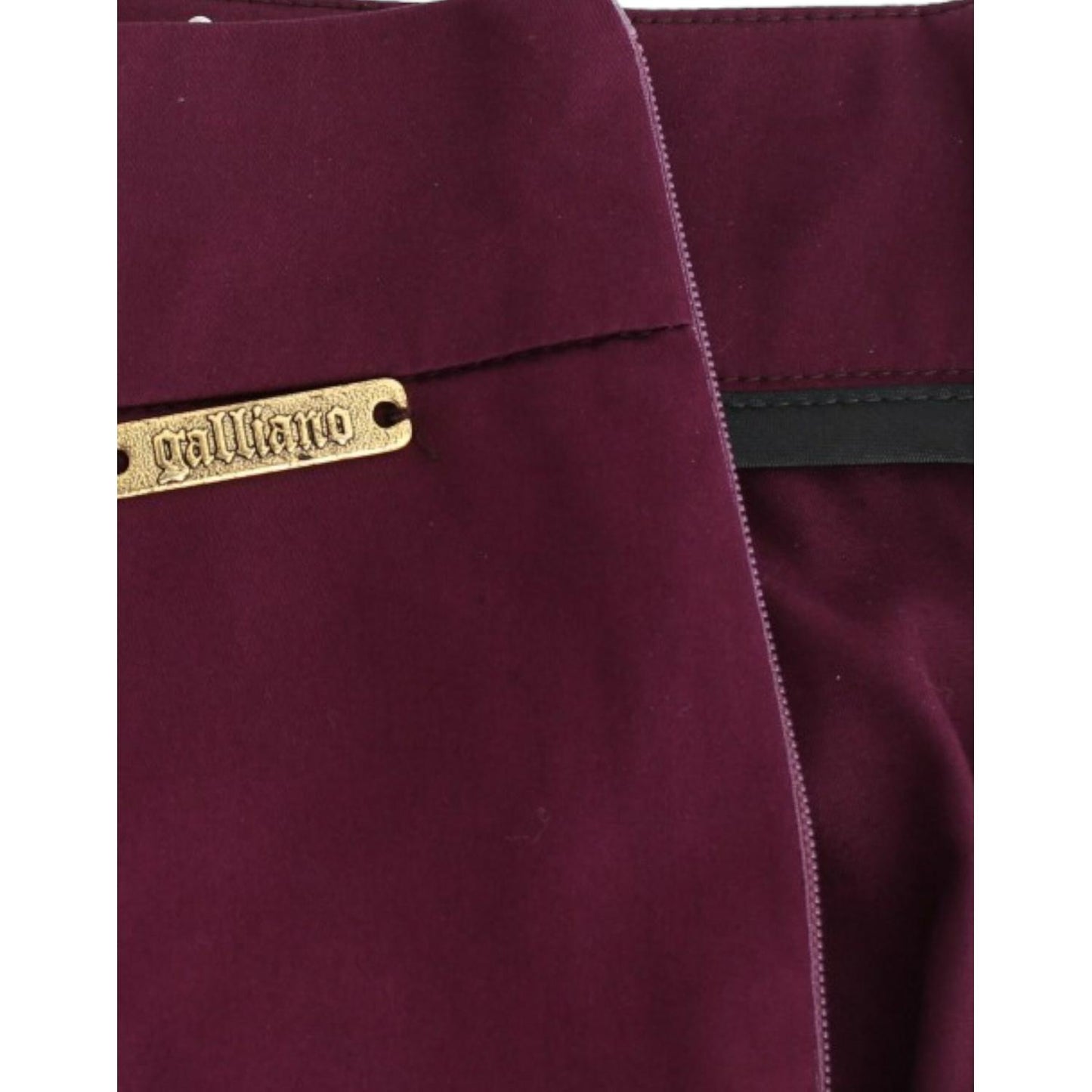 John Galliano Purple slim fit pants John Galliano