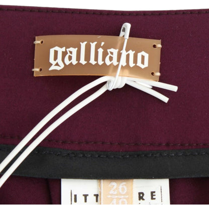 John Galliano Purple slim fit pants John Galliano