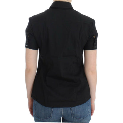 John Galliano Black cotton shirt top John Galliano