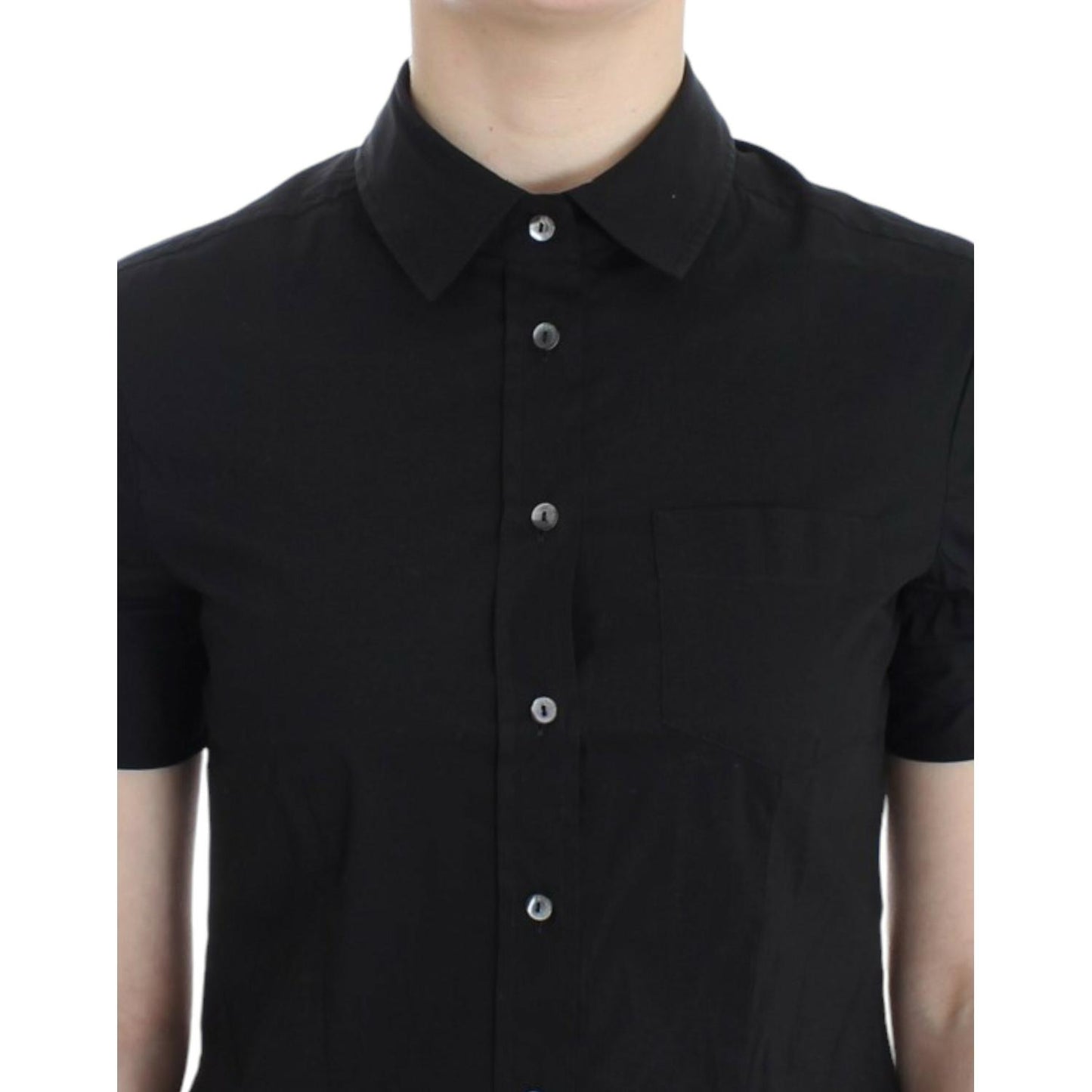 John Galliano Black cotton shirt top John Galliano