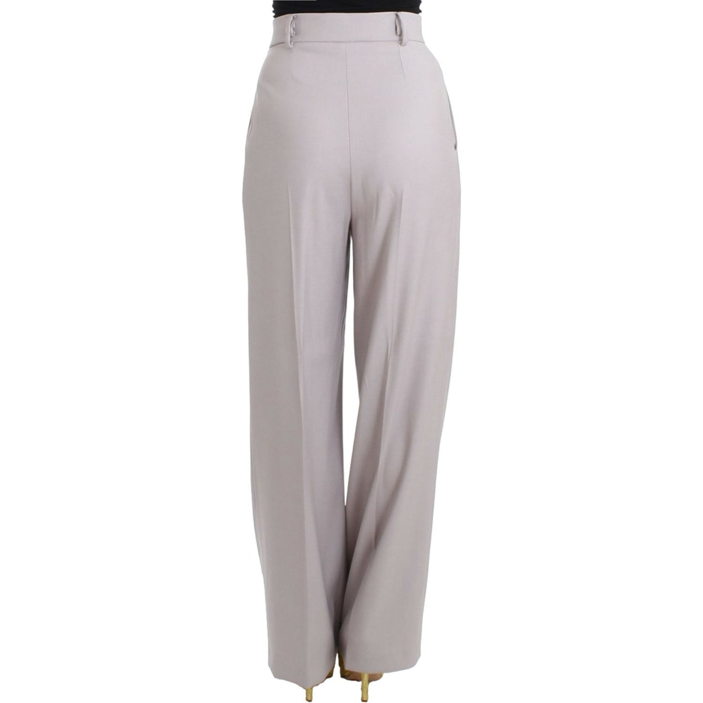 Cavalli Gray high waist pants Cavalli