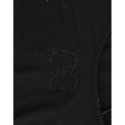 Cavalli Black Cotton Top Cavalli