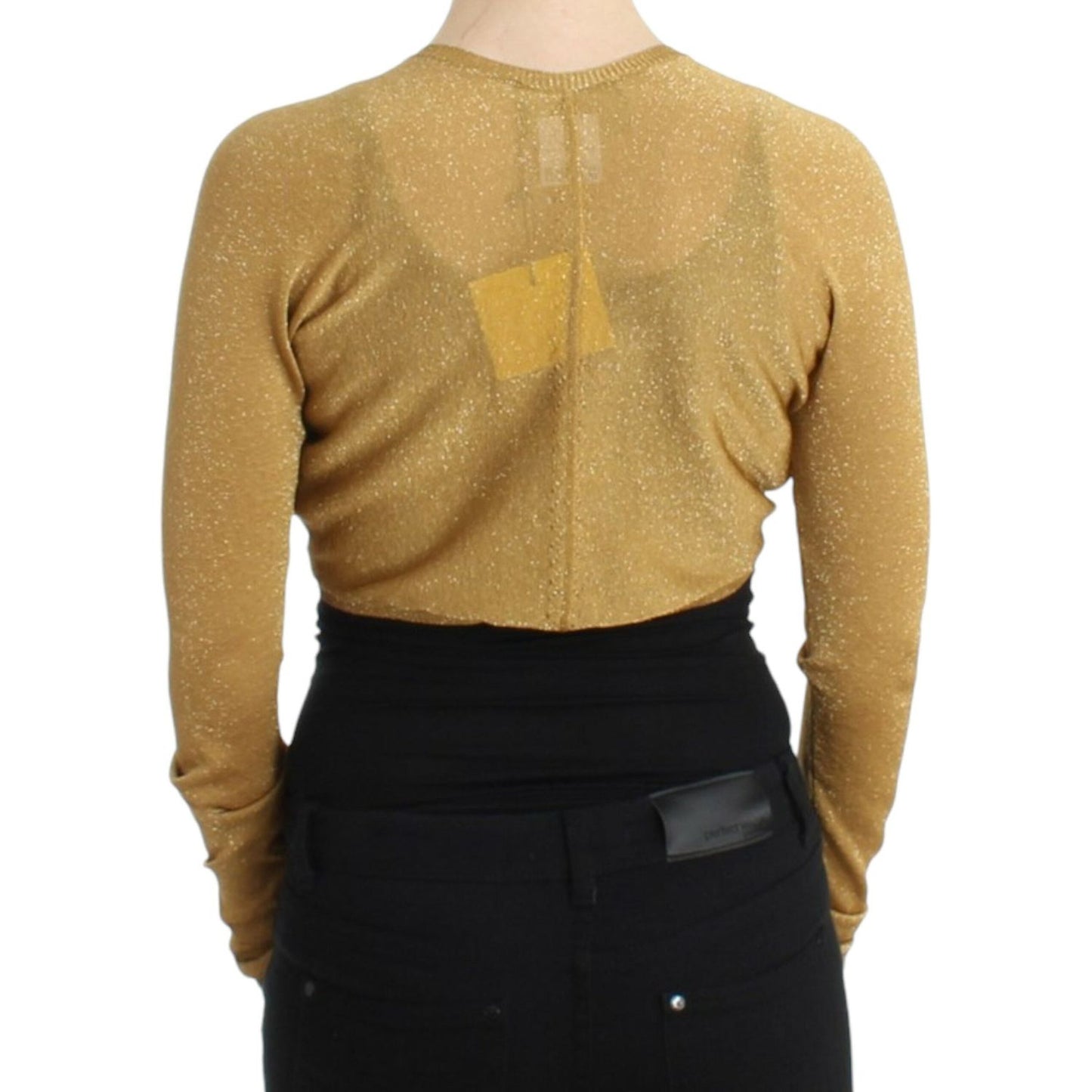 Cavalli Gold embellished gold shrug Cavalli