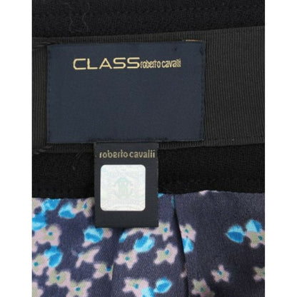 Cavalli Black wool pencil skirt Cavalli