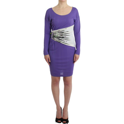 Cavalli Purple longsleeved dress Cavalli