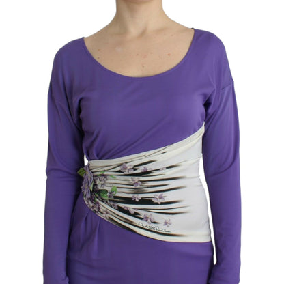 Cavalli Purple longsleeved dress Cavalli