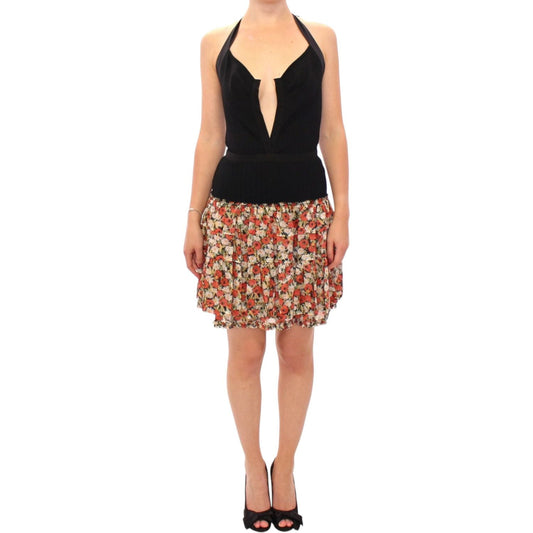 Dolce & Gabbana Multicolor floral bubble halterneck dress 1728,3% Polyamide,31% Viscose,67345645728,Clothing,Dolce & Gabbana,Dresses - Clothing,Dresses - Women - Clothing,IT40|S,Material: 66% Cotton,Multicolor,New with tags,Pattern - Dresses - Clothing,Sh