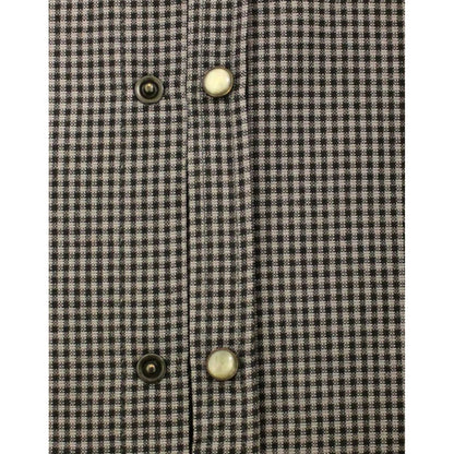 Costume National Gray linen casual shirt