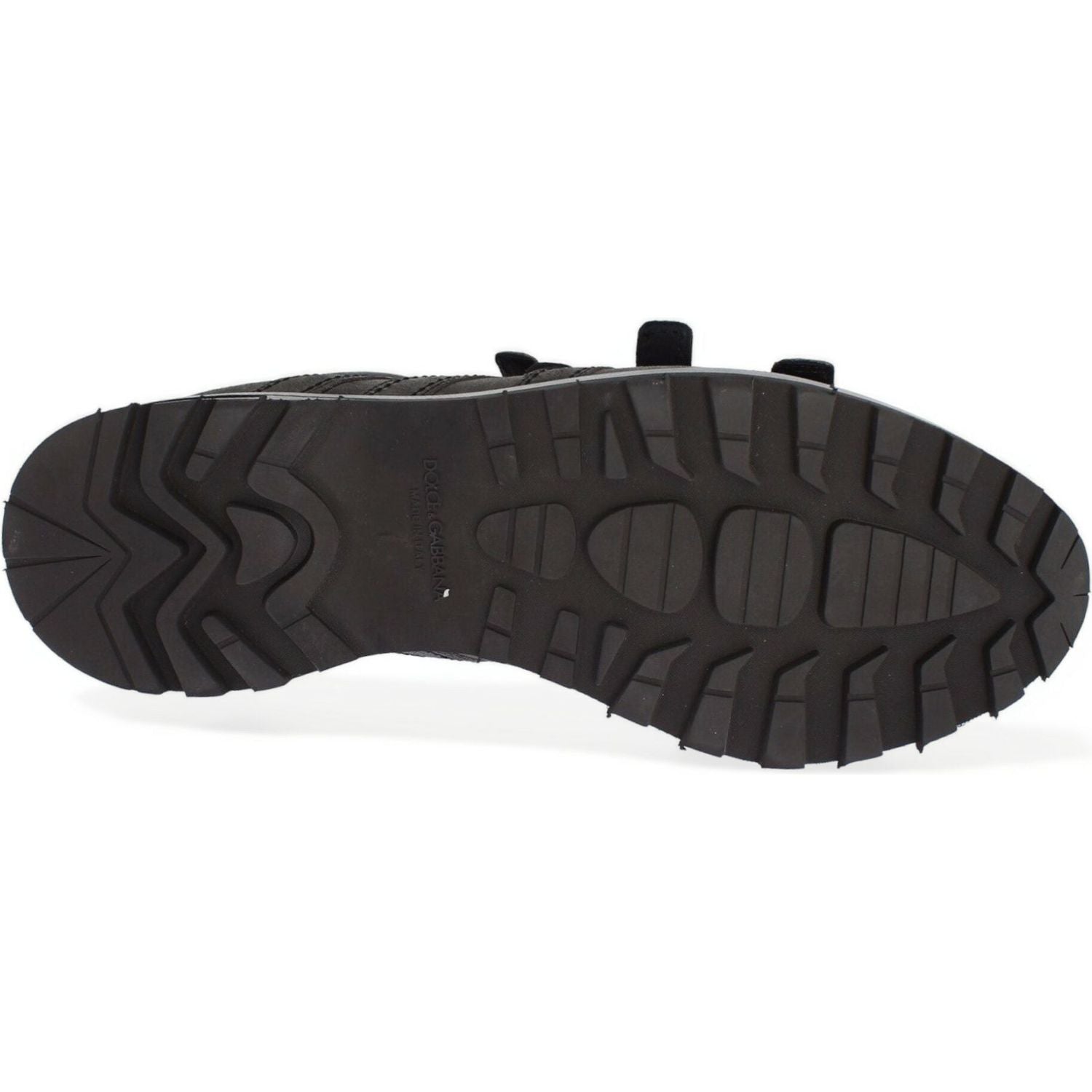 Dolce & Gabbana Gray Leather Ankle Strap Shoes Boots