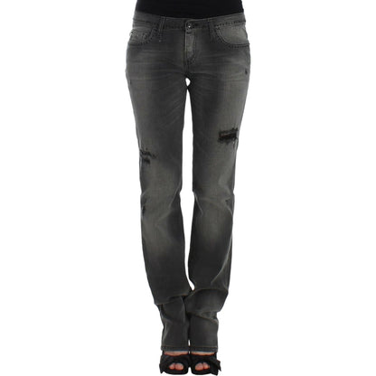 Costume National Gray straight leg jeans Costume National