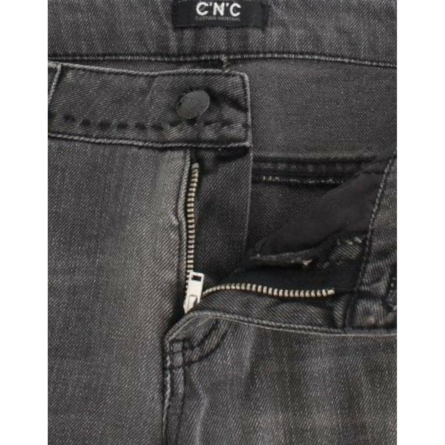 Costume National Gray straight leg jeans Costume National