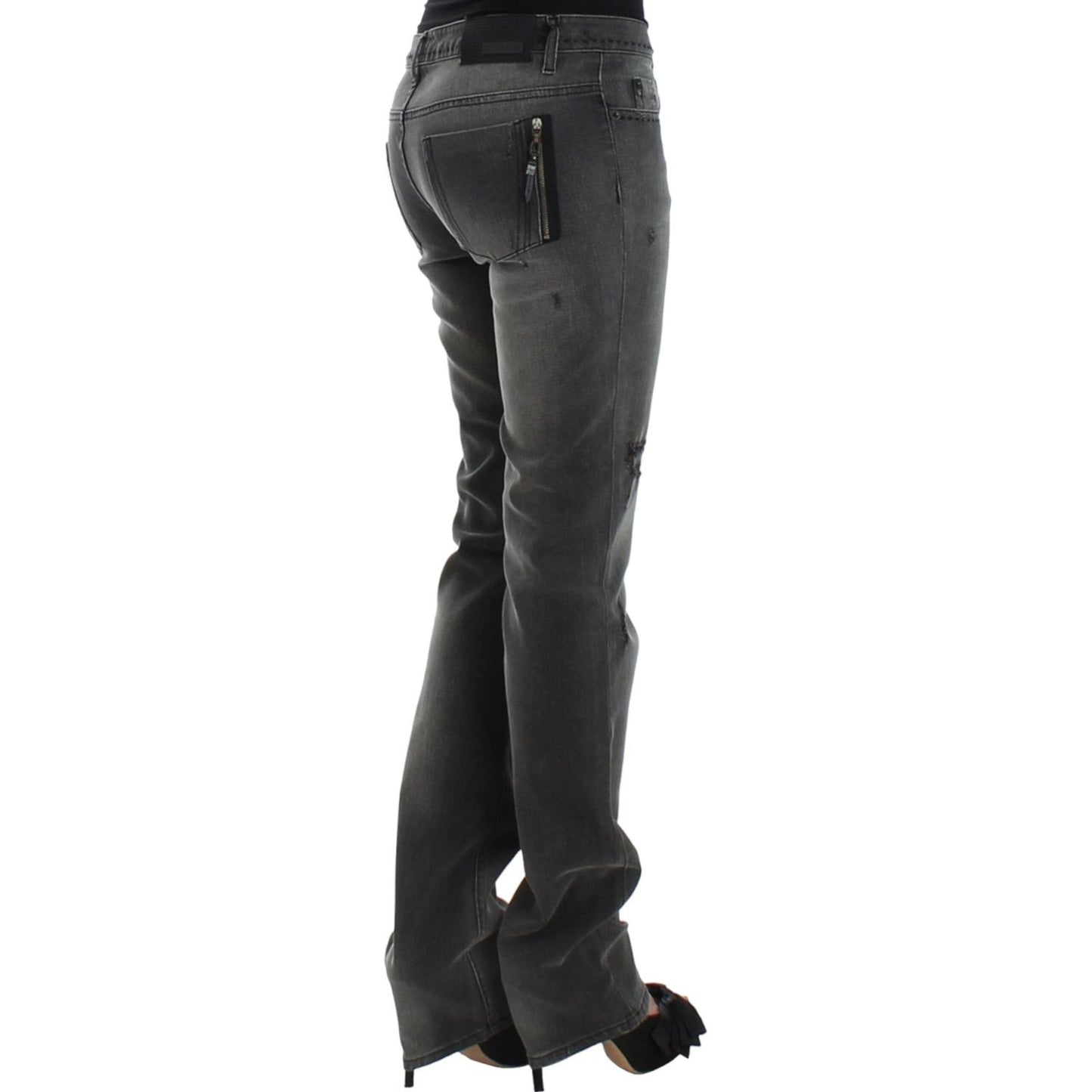 Costume National Gray straight leg jeans Costume National