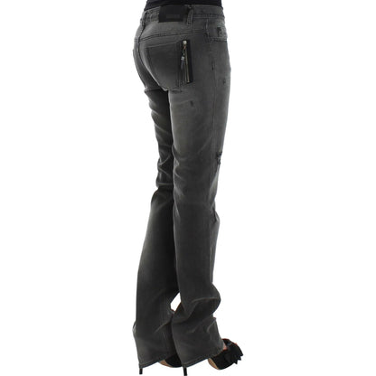 Costume National Gray straight leg jeans Costume National