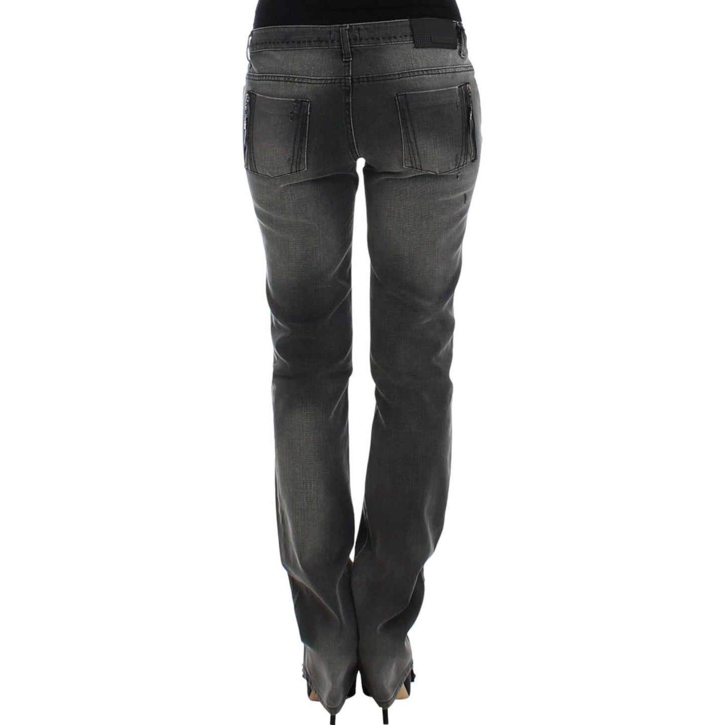 Costume National Gray straight leg jeans Costume National