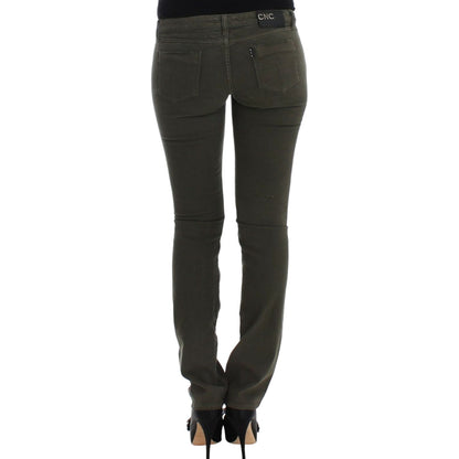 Costume National Green slim leg jeans Costume National