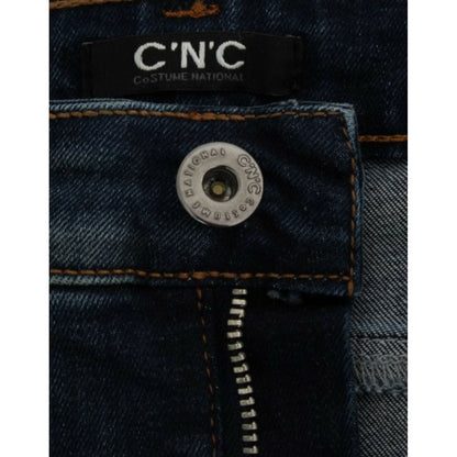 Costume National Blue straight leg jeans Costume National