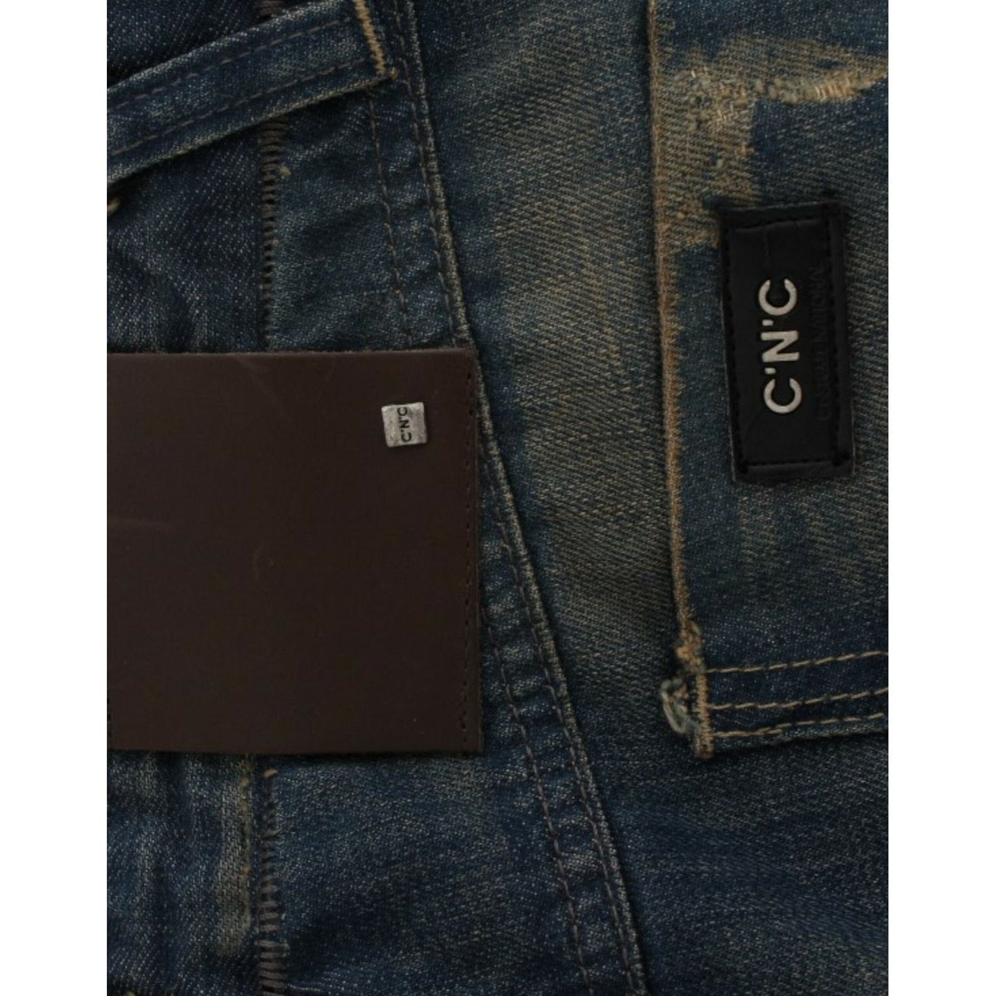 Costume National Blue straight leg jeans Costume National