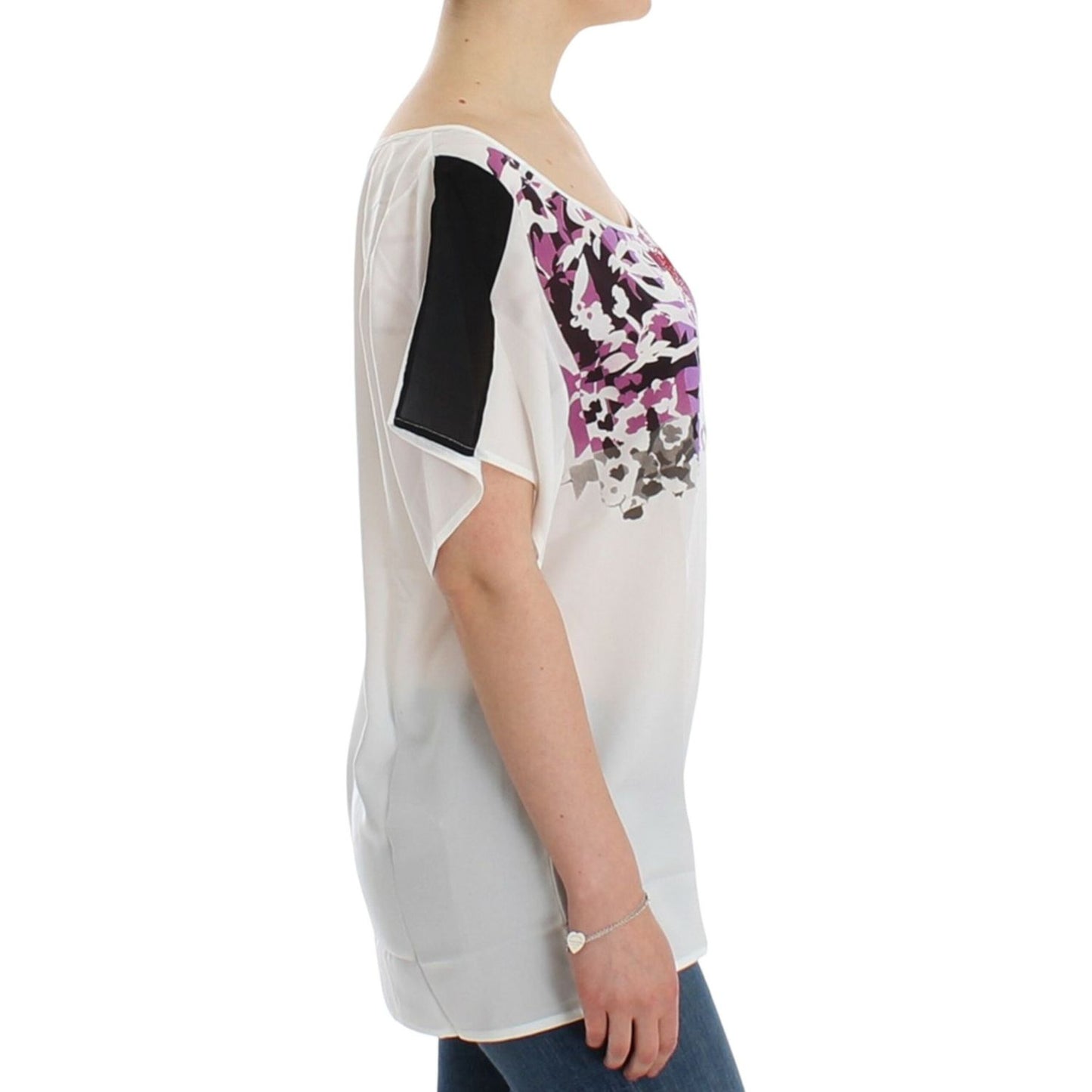 Costume National White motive print blouse Costume National