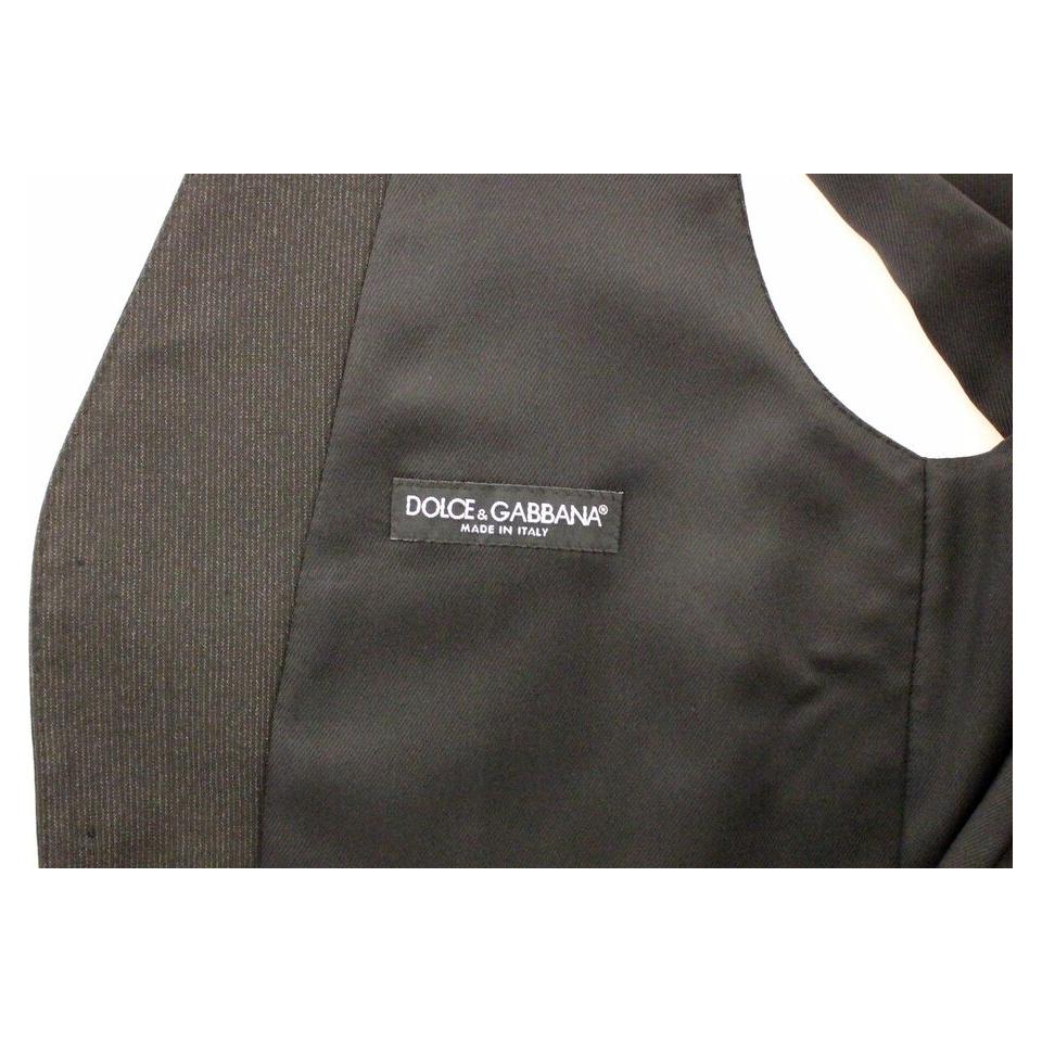 Dolce & Gabbana Classic Gray Wool Blend Dress Vest Dolce & Gabbana