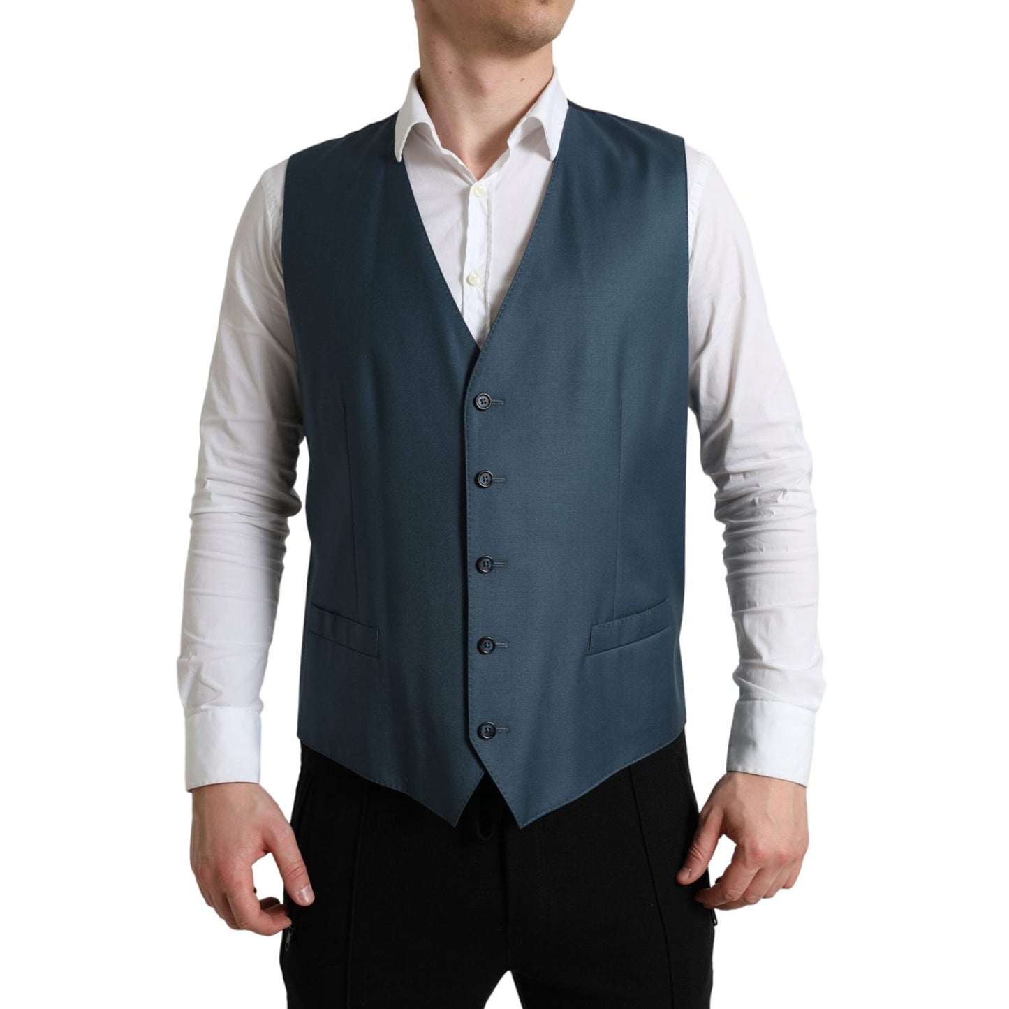 Dolce & Gabbana Green Single Breasted 2 Piece MARTINI Suit